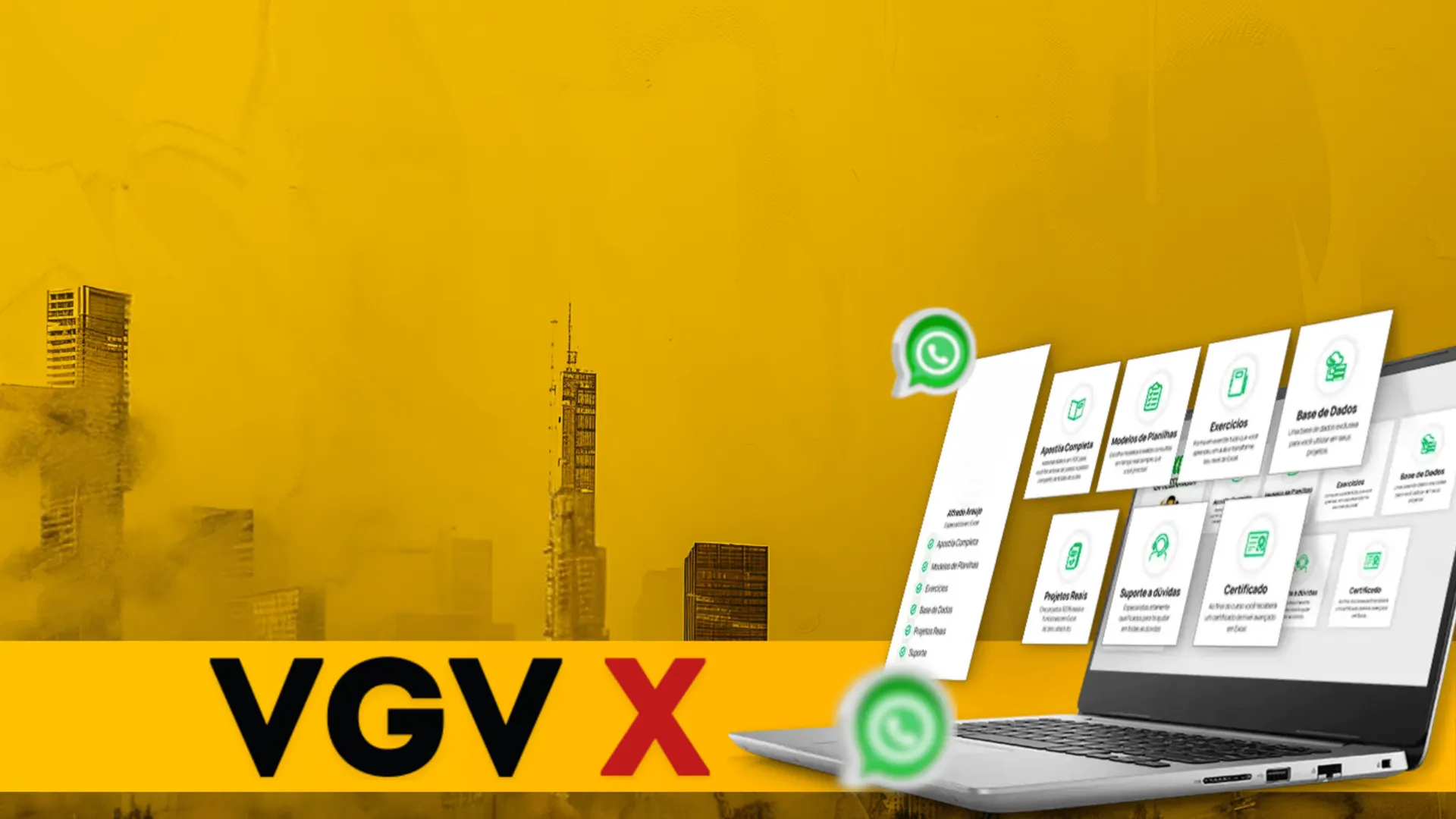 Materiais e conteúdos exclusivos enviados automaticamente pela VGV X
